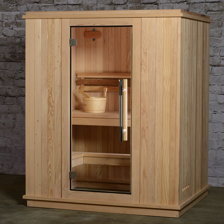 Almost Heaven Saunas LLC Madison 3 Person Indoor Traditional Steam Sauna in Cedar & Reviews